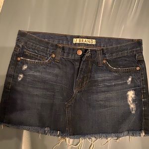 COPY - J brand jean skirt